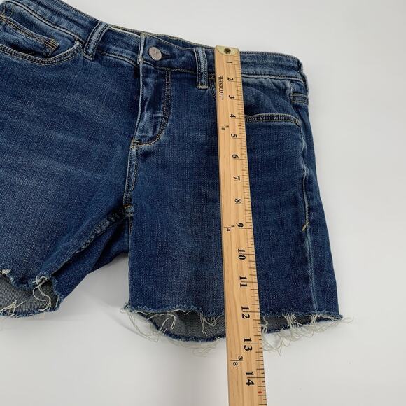 Anthropologie Pilcro and the Letterpress Script Cut Off Jean Shorts 26 Denim - Picture 8 of 8